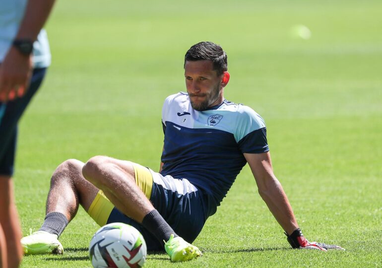 Pour la première fois dans la peau d'un titulaire en Ligue 1, Mathieu Gorgelin assure le job mais réalise quelques erreurs qui pourraient plomber le HAC dans la course au maintien. © Damien Deslandes