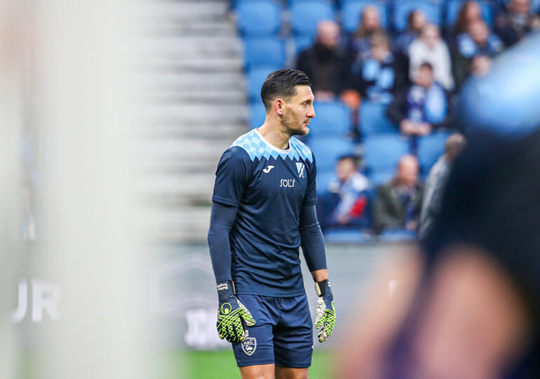 Souvent loué, et à juste titre, depuis qu'il a remplacé Arthur Desmas dans les cages havraises, Mathieu Gorgelin est passé complètement à côté de son match. ©Damien Deslandes