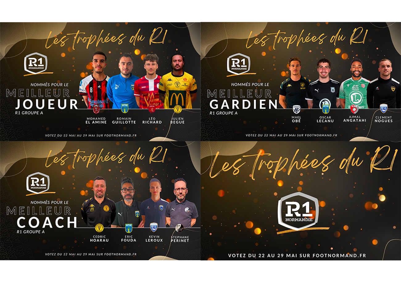 Gardiens, joueurs, entraîneurs : les nommés pour les Trophées du Régional 1 dans le groupe A.