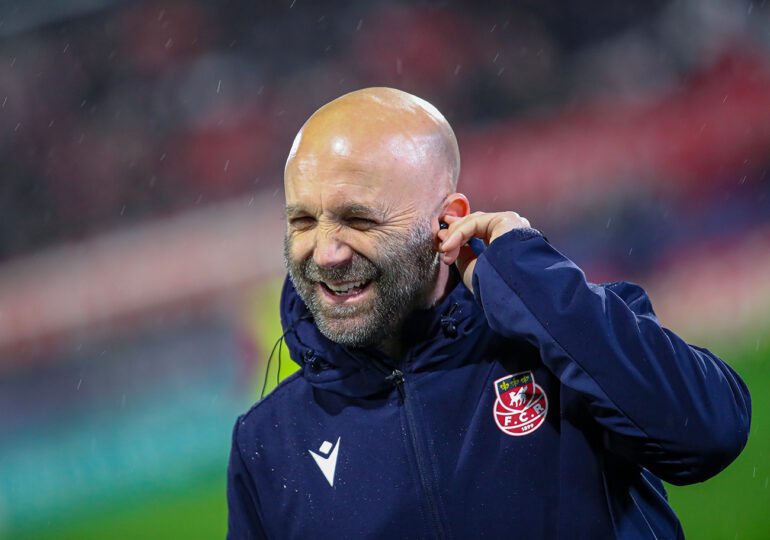 Après l'US Avranches comme joueur et le FC Rouen en tant qu'entraîneur, Maxime d'Ornano va connaître un troisième club normand en s'asseyant sur le banc du Stade Malherbe. ©Damien Deslandes