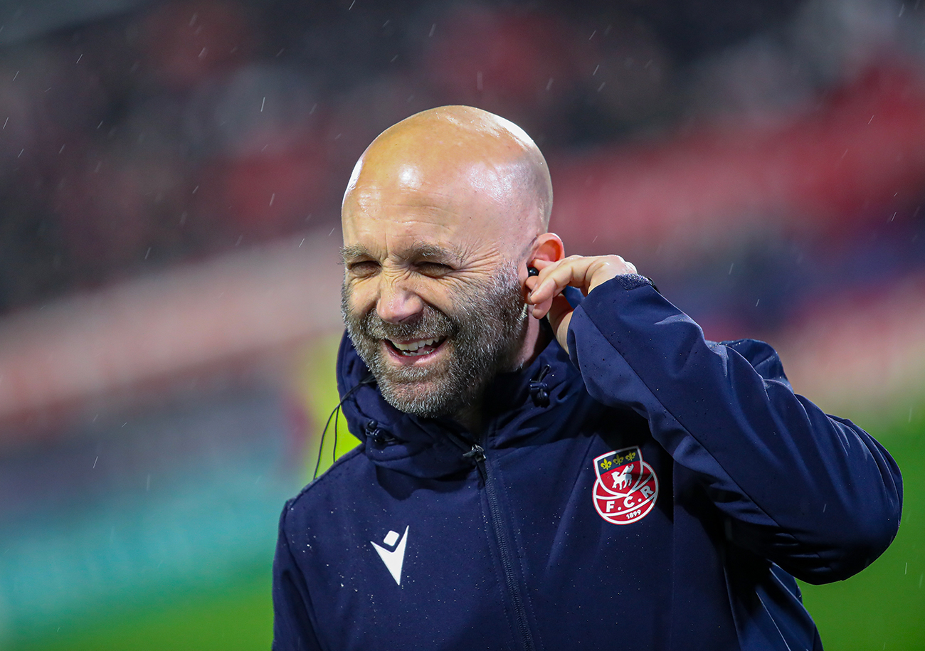 Après l'US Avranches comme joueur et le FC Rouen en tant qu'entraîneur, Maxime d'Ornano va connaître un troisième club normand en s'asseyant sur le banc du Stade Malherbe. ©Damien Deslandes