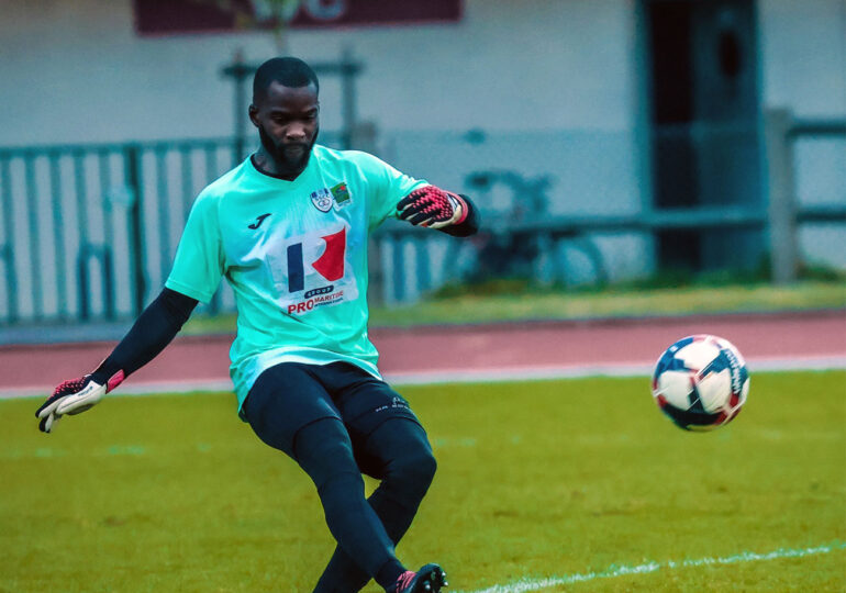 À 41 ans et fort d'une grosse expérience en Coupe de France avec l'US Quevilly en 2011-2012, Issa Coulibaly sera le leader et le facteur X de Sotteville lors de la finale de Coupe de Normandie. ©Stade Sottevillais CC
