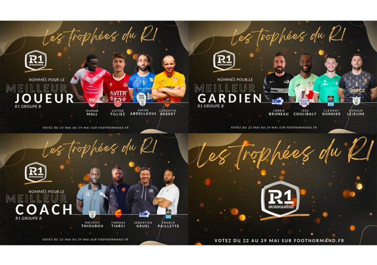 Gardiens, joueurs, entraîneurs : les nommés pour les Trophées du Régional 1 dans le groupe A.