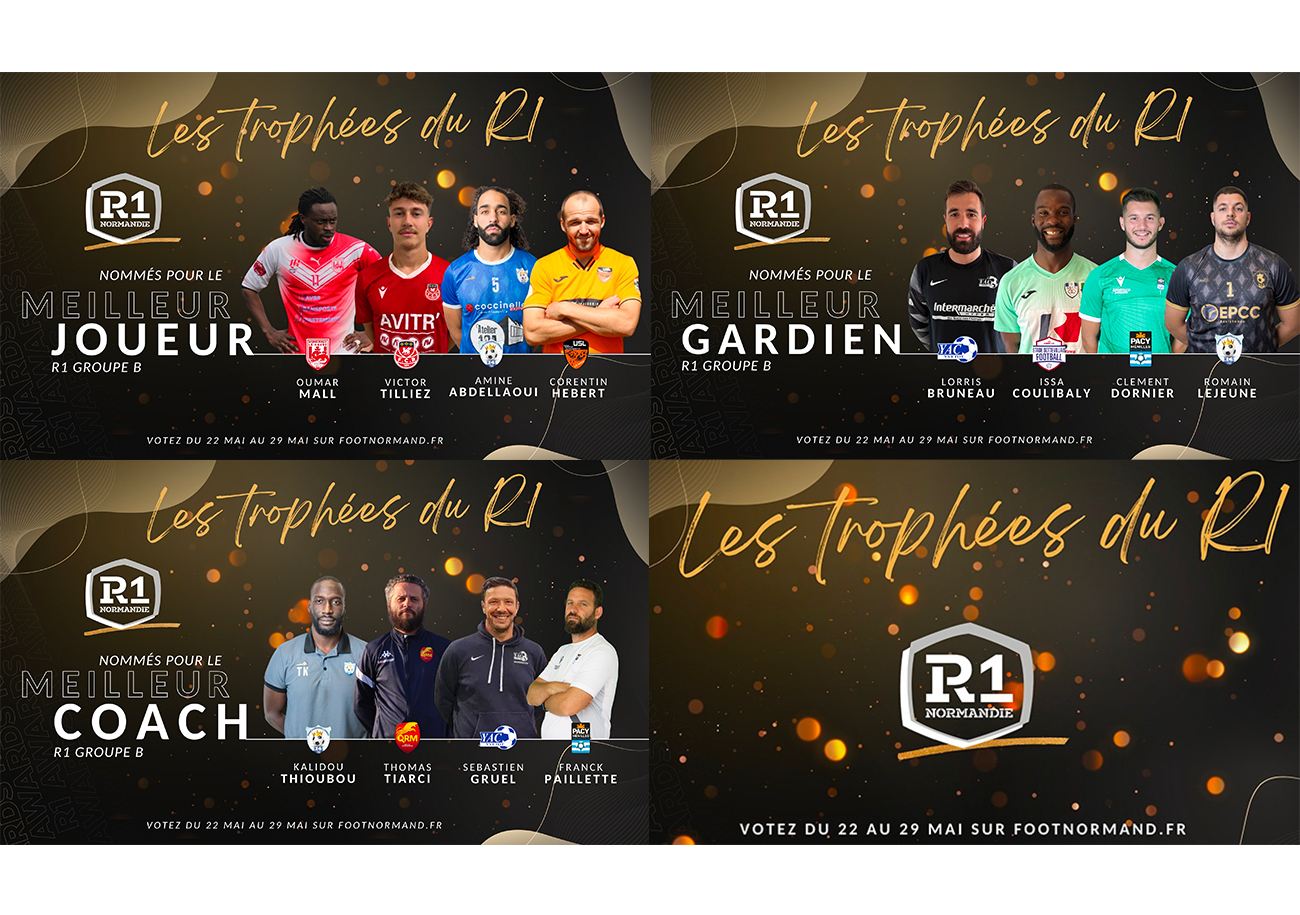 Gardiens, joueurs, entraîneurs : les nommés pour les Trophées du Régional 1 dans le groupe A.