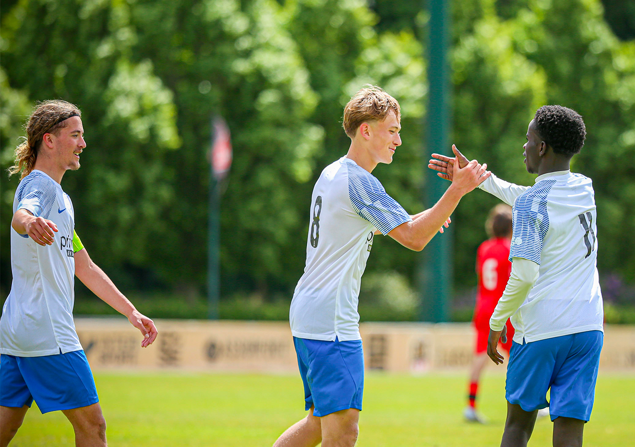 Adrien Turpin, Faustin Lesage et Isaac Moukambi, trio gagnant de la jeune garde avranchinaise. ©Damien Deslandes