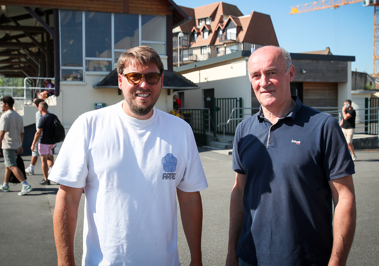Précédemment co-présidents de l'AS Trouville-Deauville, Thomas Aubert et « Max » Leverrier occupent les mêmes fonctions au sein de l'ASTDV, après la fusion avec l'AS Villers. ©Damien Deslandes
