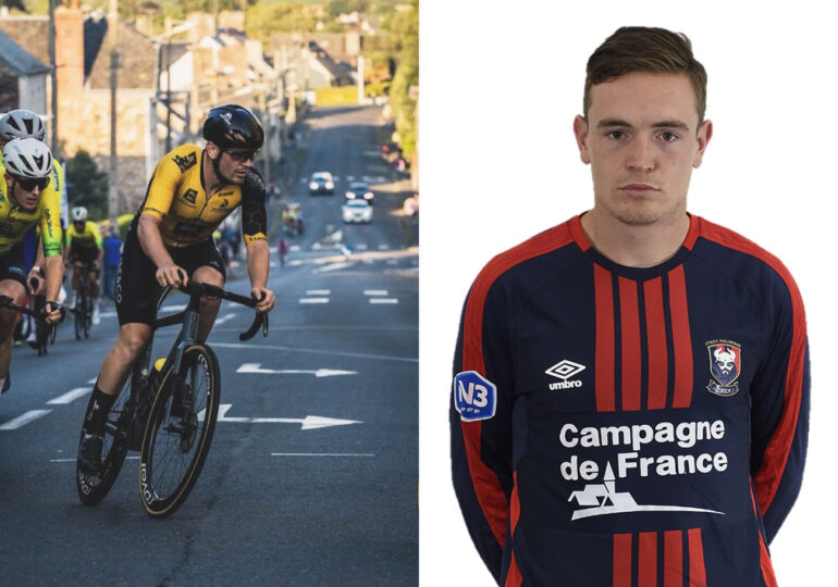 Proche de passer pro au Stade Malherbe avant de se blesser aux adducteurs, Mathieu Roger a stoppé le foot à 23 ans, et s'est tournée vers le sport numéro un dans sa famille : le cyclisme. © Eloïse Photography / Foot Normand