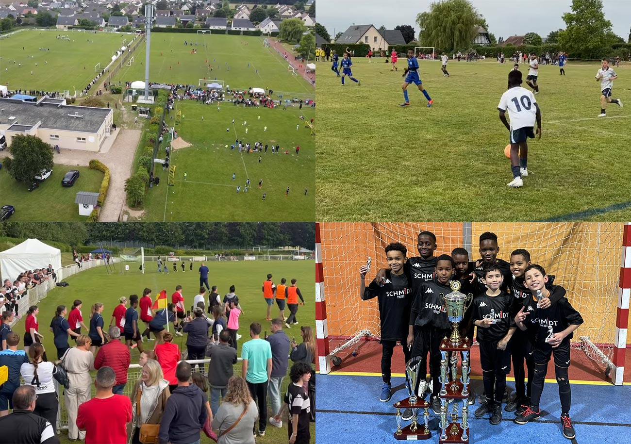 Avec son grand complexe et une équipe de bénévoles bien rodée, l'AS Fauville peut organiser plusieurs tournois durant la saison. Deux d'entre eux rendent hommage à des jeunes joueurs du club disparus trop tôt. ©AS Fauville
