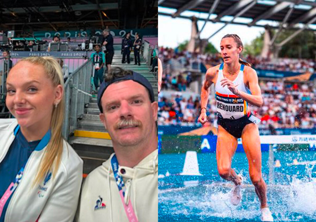 Le para-pongiste Florien Merrien et la demi-fondeuse Flavie Renouard se sont fixés de nouveaux objectifs sportifs, avec dans leur viseur les JO de Los Angeles, en 2028. ©Alex Martins