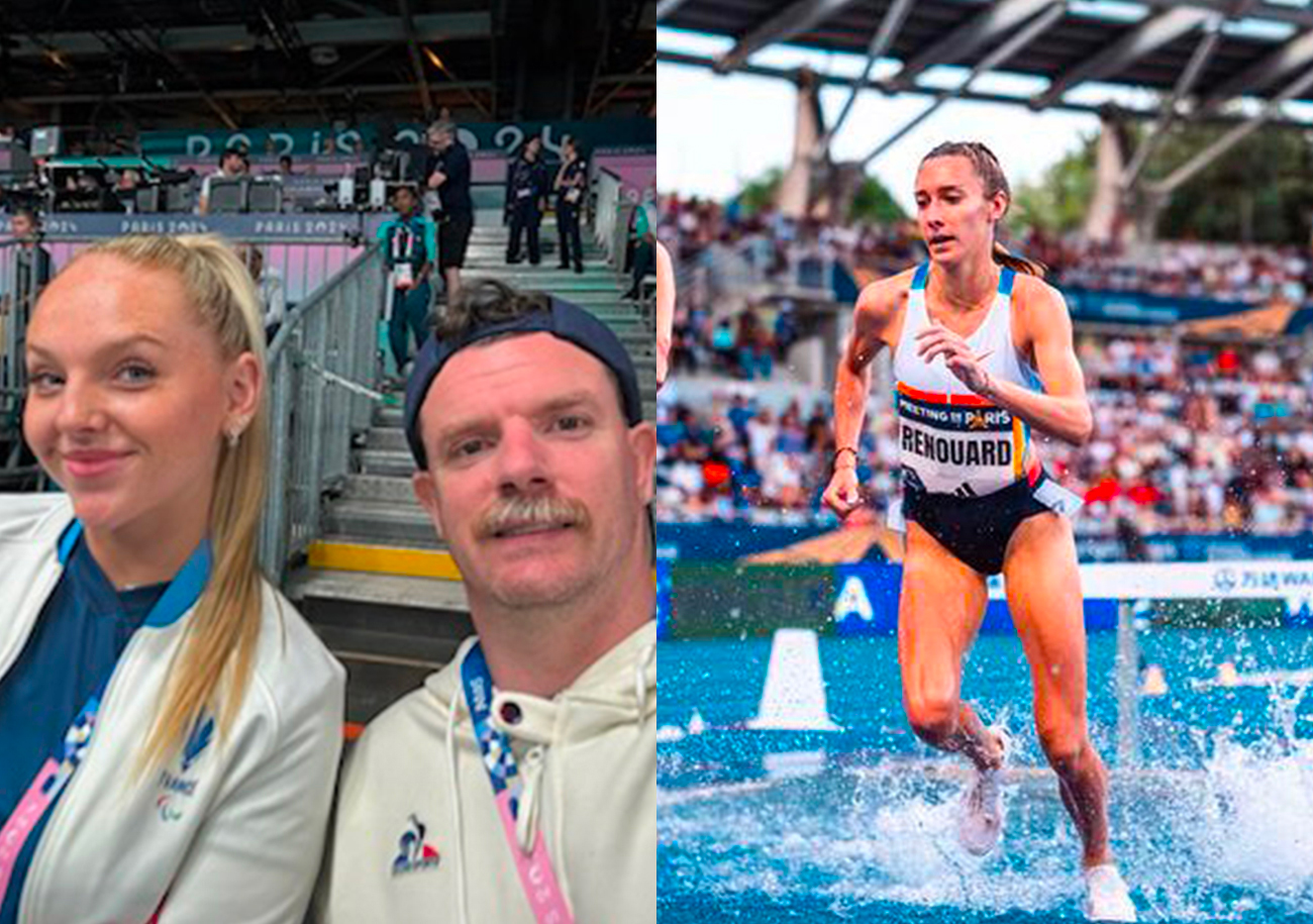 Le para-pongiste Florien Merrien et la demi-fondeuse Flavie Renouard se sont fixés de nouveaux objectifs sportifs, avec dans leur viseur les JO de Los Angeles, en 2028. ©Alex Martins