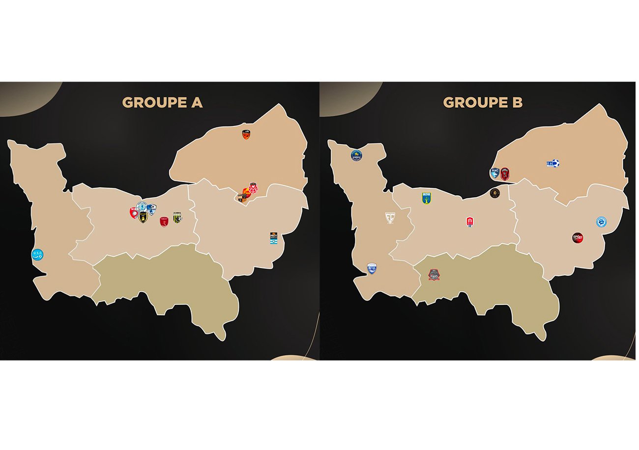 Voici la composition des deux poules de Régional 1 pour la saison 2025-2025 à la suite du tirage au sort qui a eu lieu ce mardi.