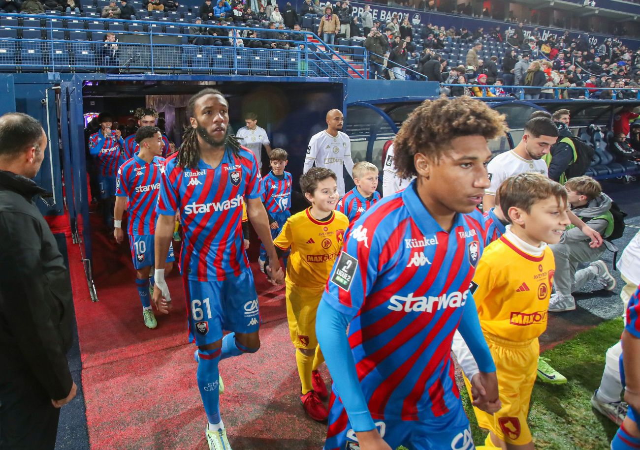 Noé Lebreton et Brahim Traoré sous le maillot « Rouge et Bleu », une image qui appartient désormais au passé. @Damien Deslandes