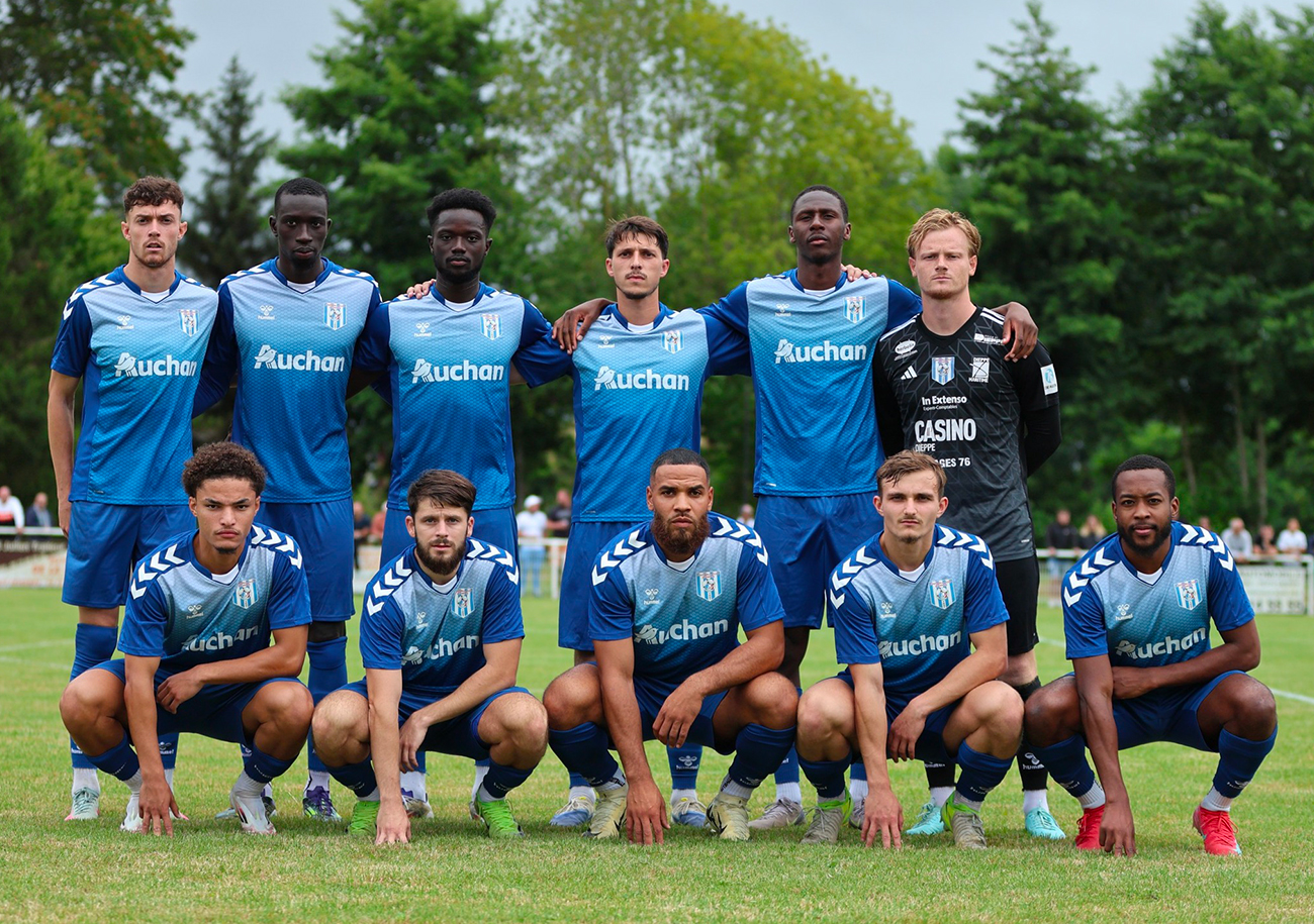 Huit saisons après son précédent passage en N2, le FC Dieppe s'apprête à regoûter aux joutes de la quatrième division. ©FCD / Clémence Hedin