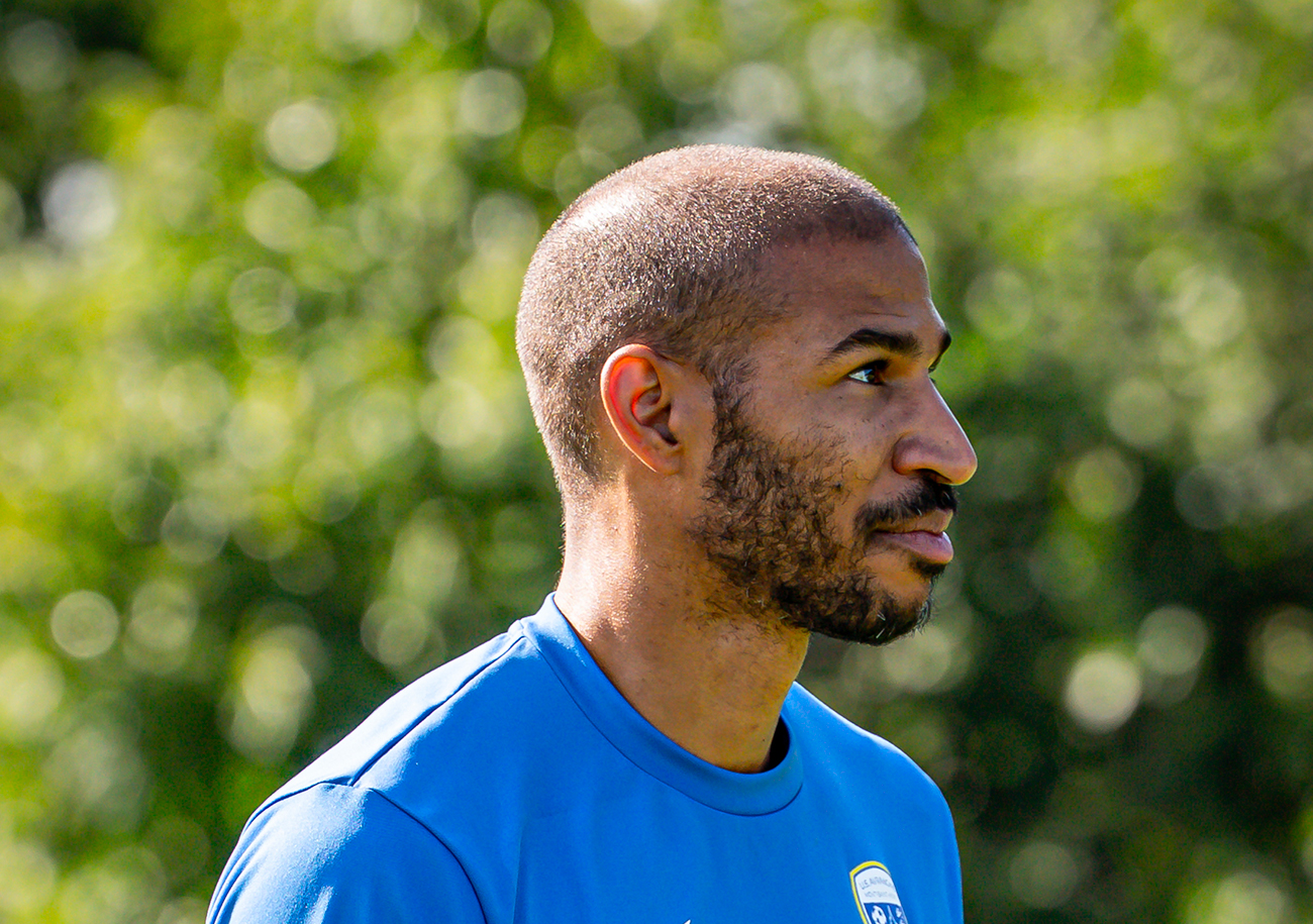 De retour à l'entraînement cette semaine, après avoir été victime d'une pointe à un mollet fin juillet, Jordan Adéoti ne devrait, toutefois, pas débuter face à Bordeaux. ©Rémy Caraby / USAMSM