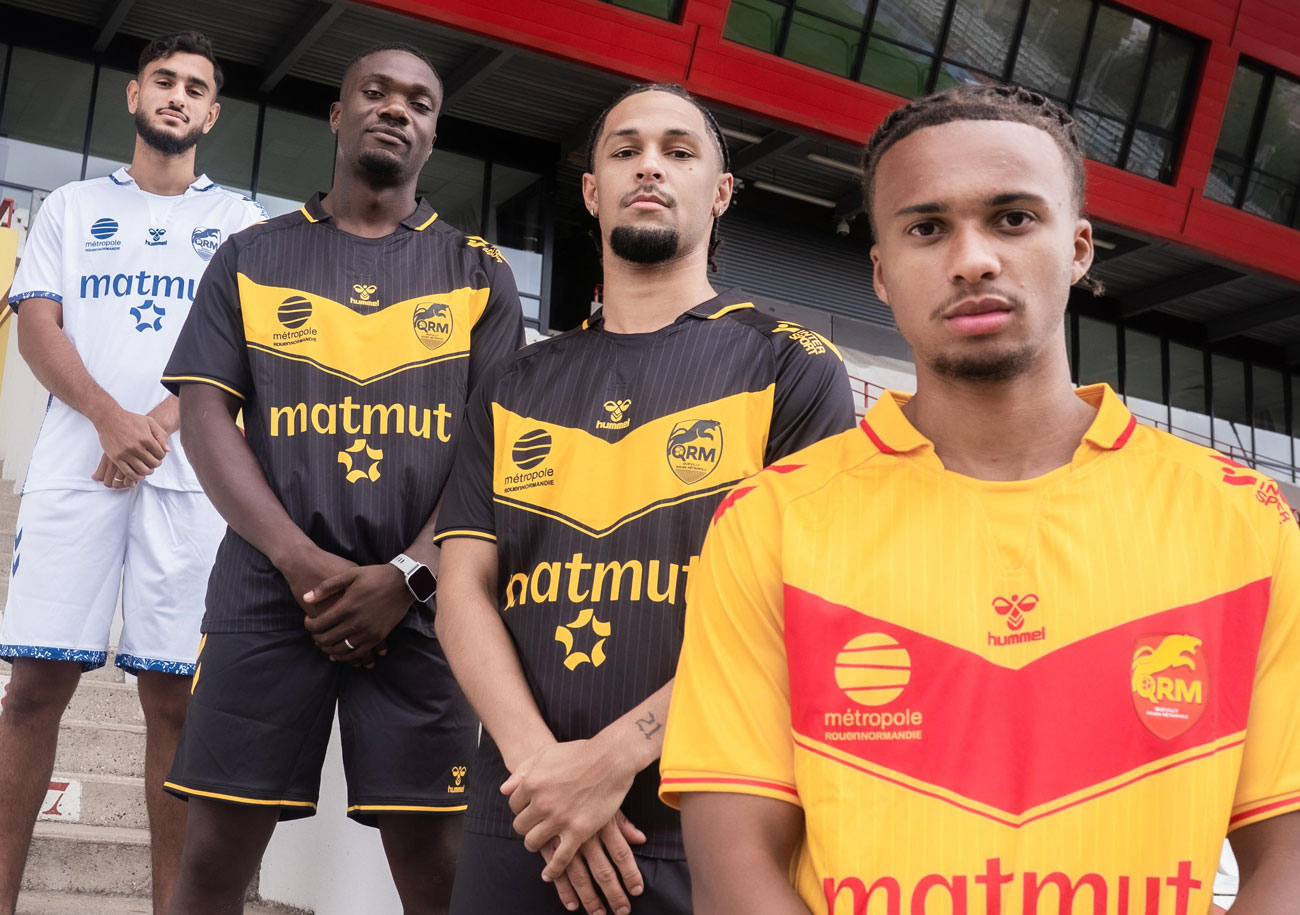 Yacine Gaya, Achille Anani, Virgil Thérésin et Kembo Diwilidi : les quatre nouvelles recrues de QRM étaient très attendues par David Carré qui espère encore un renfort au poste de piston gauche. ©QRM / NSRH.PHOTOS