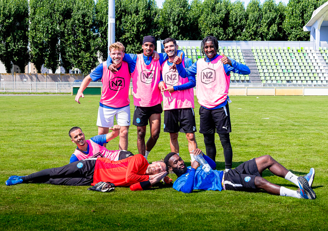 Avec 14 recrues sur un total de 22 joueurs, l'US Granville a renouvelé plus de 60% de son effectif durant ce mercato. ©USG