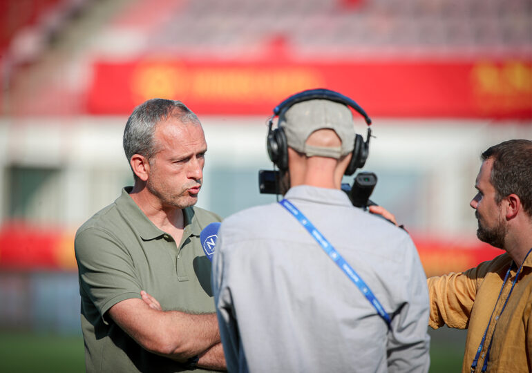 Après un mandat qui aura duré un peu plus d'une saison, David Carré quitte QRM avec un bilan en championnat de 11 victoires, huit nuls pour 18 défaites. ©Damien Deslandes