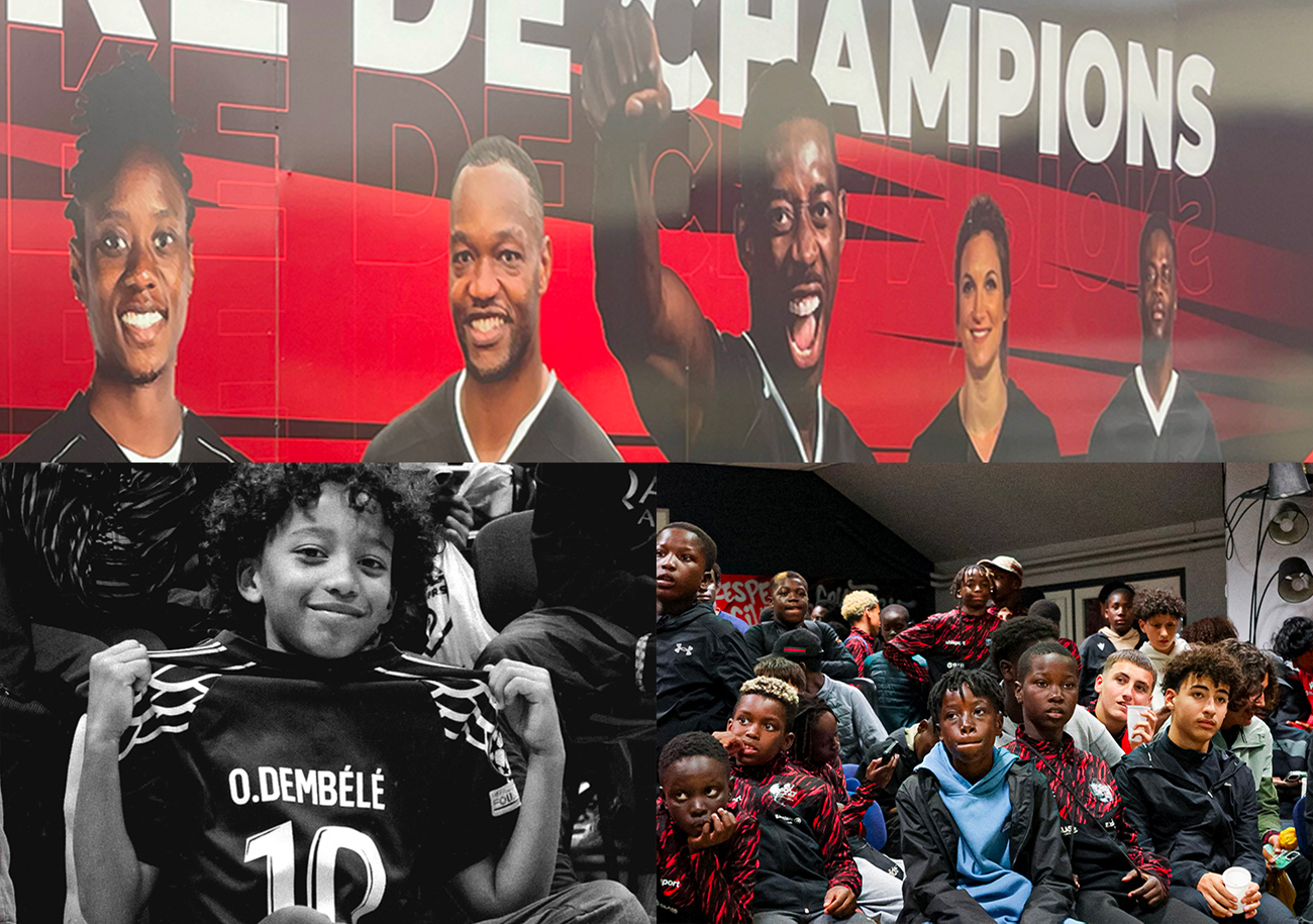 150 personnes, dont de nombreux jeunes licenciés de l'EFC 27, se sont réunies lundi soir au Stade Mathieu Bodmer pour assister à la remise du Ballon d'or d'Ousmane Dembélé.