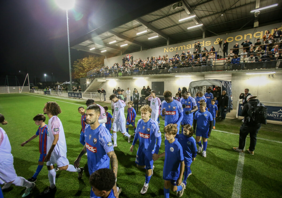 Coupe de France. 5e tour - AG Caen (R1) / SM Caen (N1) 1-2 ©Damien Deslandes