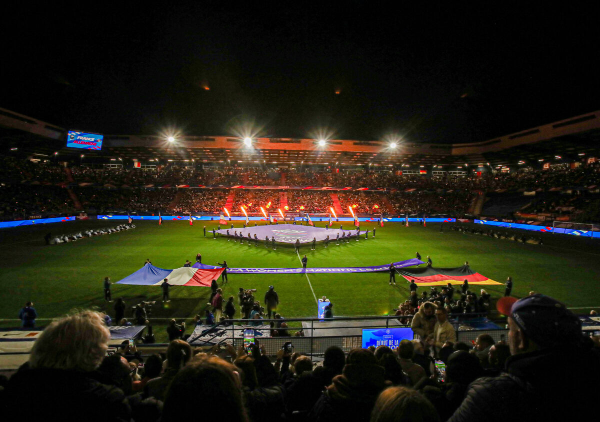 Ligue des nations féminines. Demi-finale retour - France / Allemagne 2-2 ©Damien Deslandes