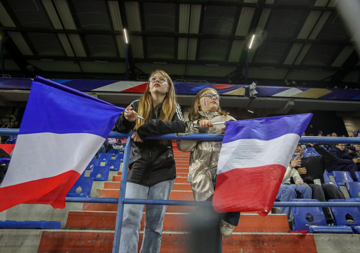 Ligue des nations féminines. Demi-finale retour - France / Allemagne 2-2 ©Damien Deslandes