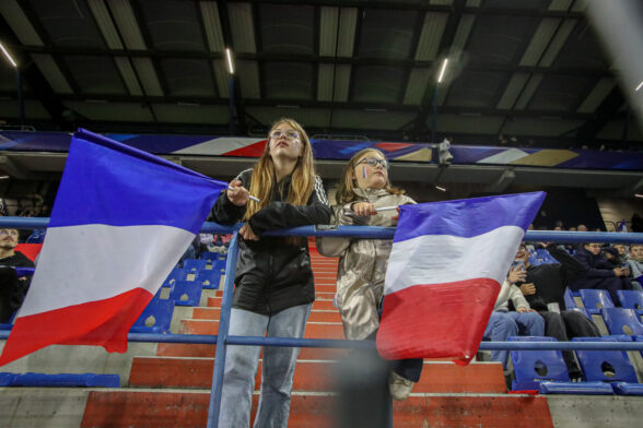 Ligue des nations féminines. Demi-finale retour - France / Allemagne 2-2 ©Damien Deslandes