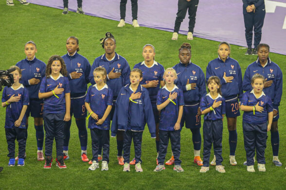 Ligue des nations féminines. Demi-finale retour - France / Allemagne 2-2 ©Damien Deslandes