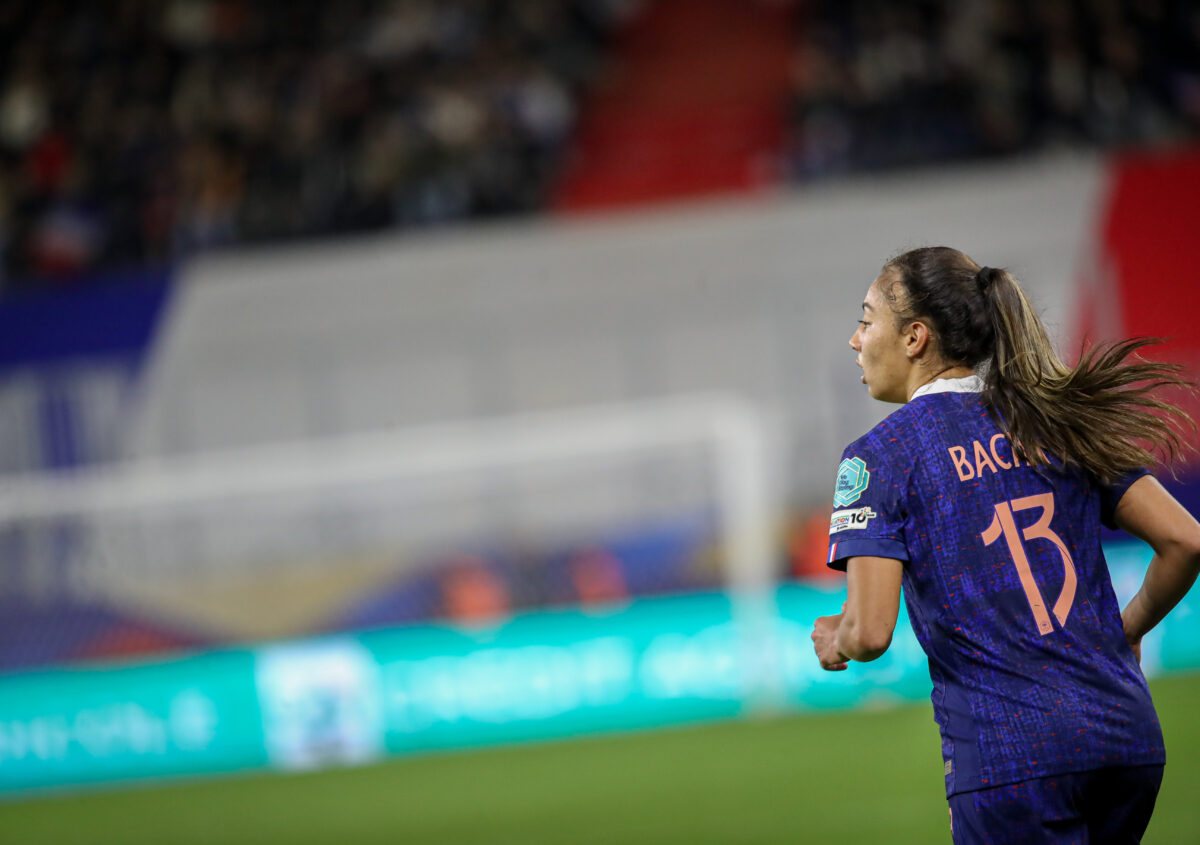 Ligue des nations féminines. Demi-finale retour - France / Allemagne 2-2 ©Damien Deslandes