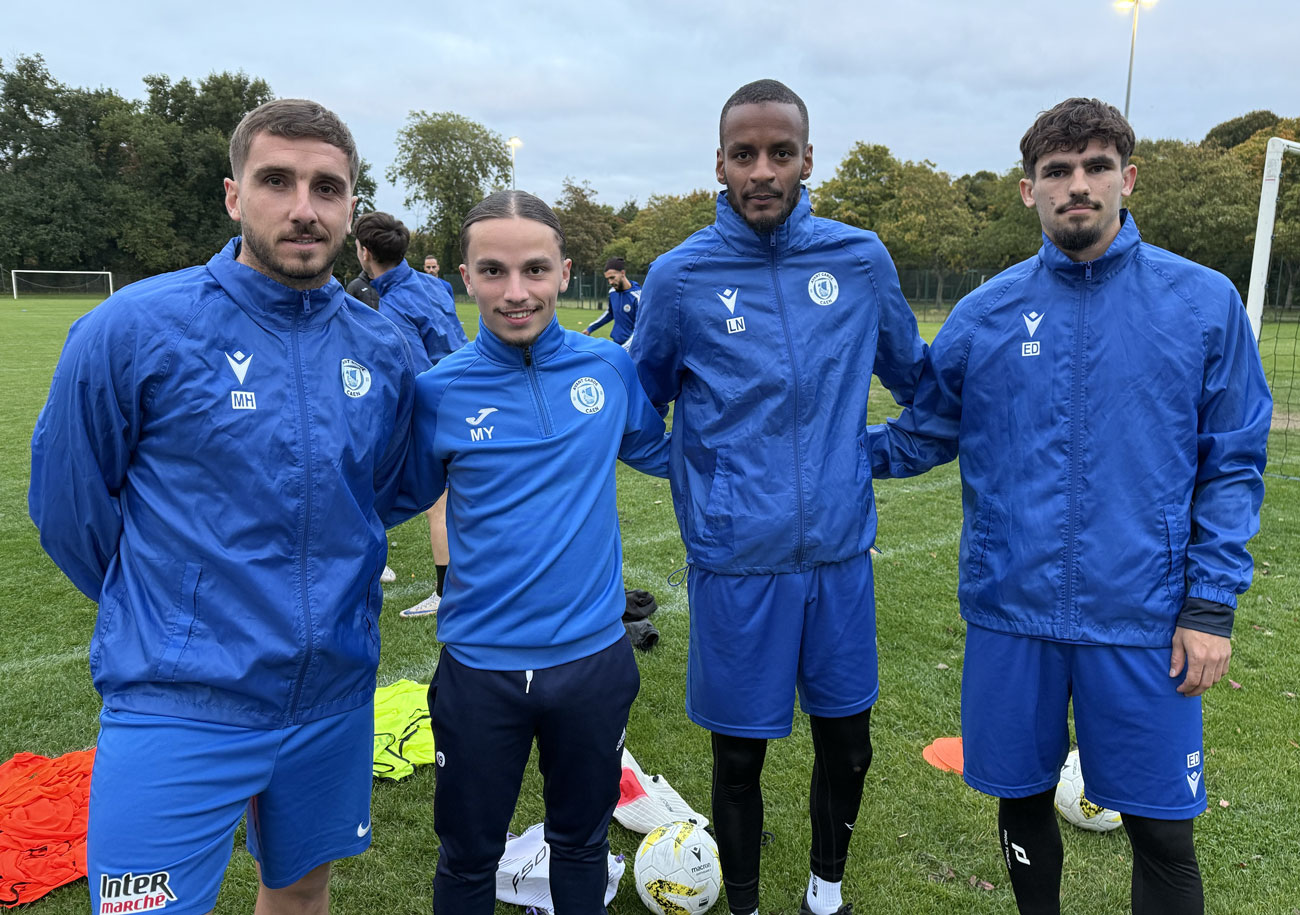 Morgan Hardouin, Mathieu Yvrande, Hamza Ould Jawar et Enzo Deminguet ont tous porté les couleurs du Stade Malherbe. Ce vendredi, il seront dans le camp adverse, celui de l’AG Caen, pour tenter d’éliminer le club « pro ».