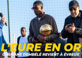 Evreux a célébré « son » Ballon d'Or, Ousmane Dembélé