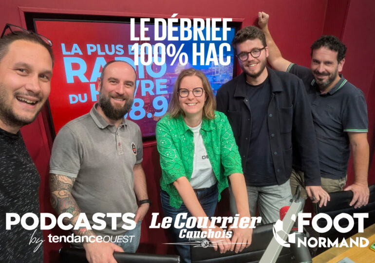 Florian Hedouin, alias Floqe, membre du bureau de la Fédération des supporters, et Corentin Vrel, rédacteur pour Doyens Le Média, sont les invités de Célia Caradec (Tendance Ouest), Luc Gallais (Le Courrier Cauchois) et Mathieu Billeaud (Foot Normand).