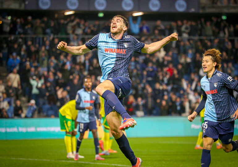 Comme un symbole, c'est Gautier Lloris, l'un des Havrais les plus réguliers depuis le début de la saison, qui a délivré le Stade Océane. ©Damien Deslandes