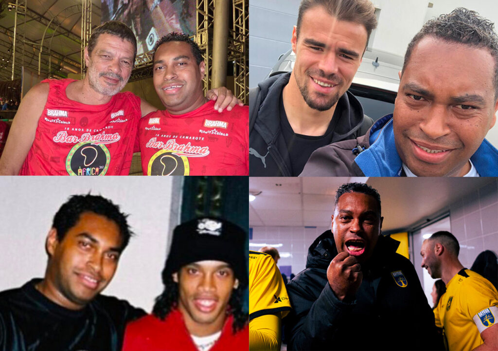 Avec les légendes brésiliennes Sócrates et Ronaldinho ou à l'image de Damien Da Silva à Malherbe, Luis Ferreira-Pavesi - qui avait explosé de joie dans le vestiaire d'Henry-Jeanne après la qualif' du BFC au tour précédent - a côtoyé de nombreux joueurs « pros ».