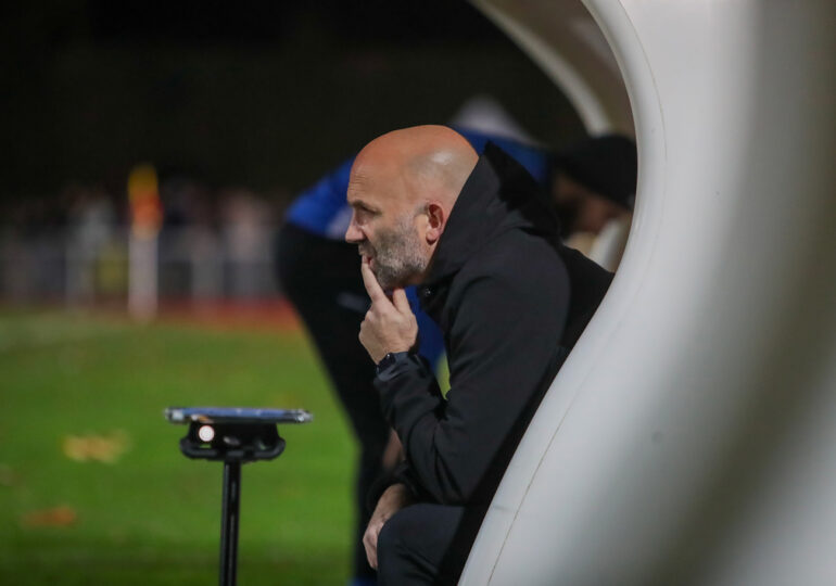 A en croire ses dirigeants, Maxime d'Ornano sera toujours sur le banc caennais vendredi, pour la réception de Bourg-en-Bresse. ©Damien Deslandes