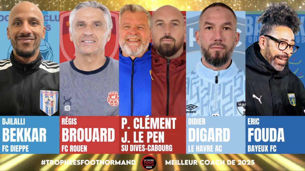 Elisez le coach de l'année 2025 en Normandie !