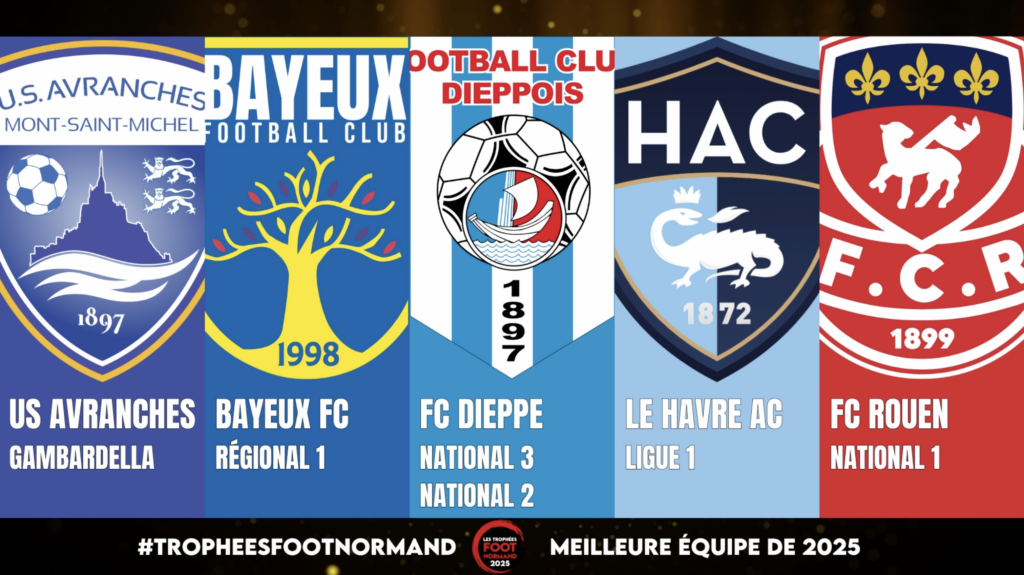 Quelle est votre équipe de l'année 2025 en Normandie ?
