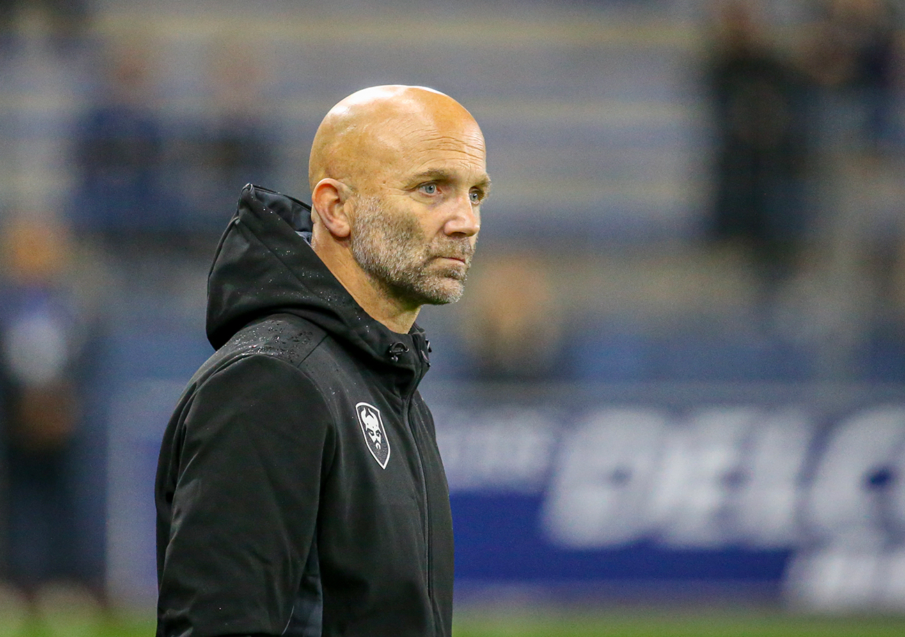 Maxime d'Ornano n'aura dirigé qu'à 18 reprises le Stade Malherbe pour un bilan de six victoires, huit nuls pour quatre défaites. ©Damien Deslandes