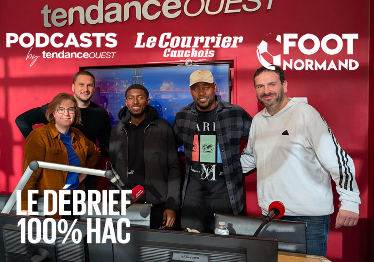Fodé Doucouré et Lionel Mpasi sont les invités de Célia Caradec (Tendance Ouest), Luc Gallais (Le Courrier Cauchois) et Mathieu Billeaud (Foot Normand).