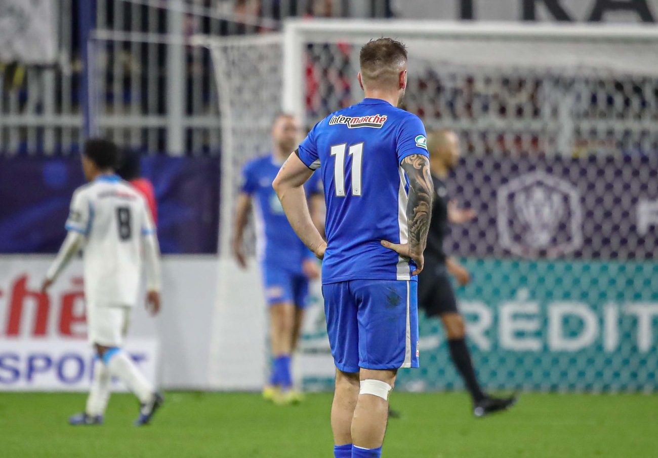 Dans une ambiance comme le Stade Michel-d’Ornano n’en avait plus connue depuis plusieurs années, le Bayeux FC n’a rien pu faire contre l’Olympique de Marseille. ©Damien Deslandes