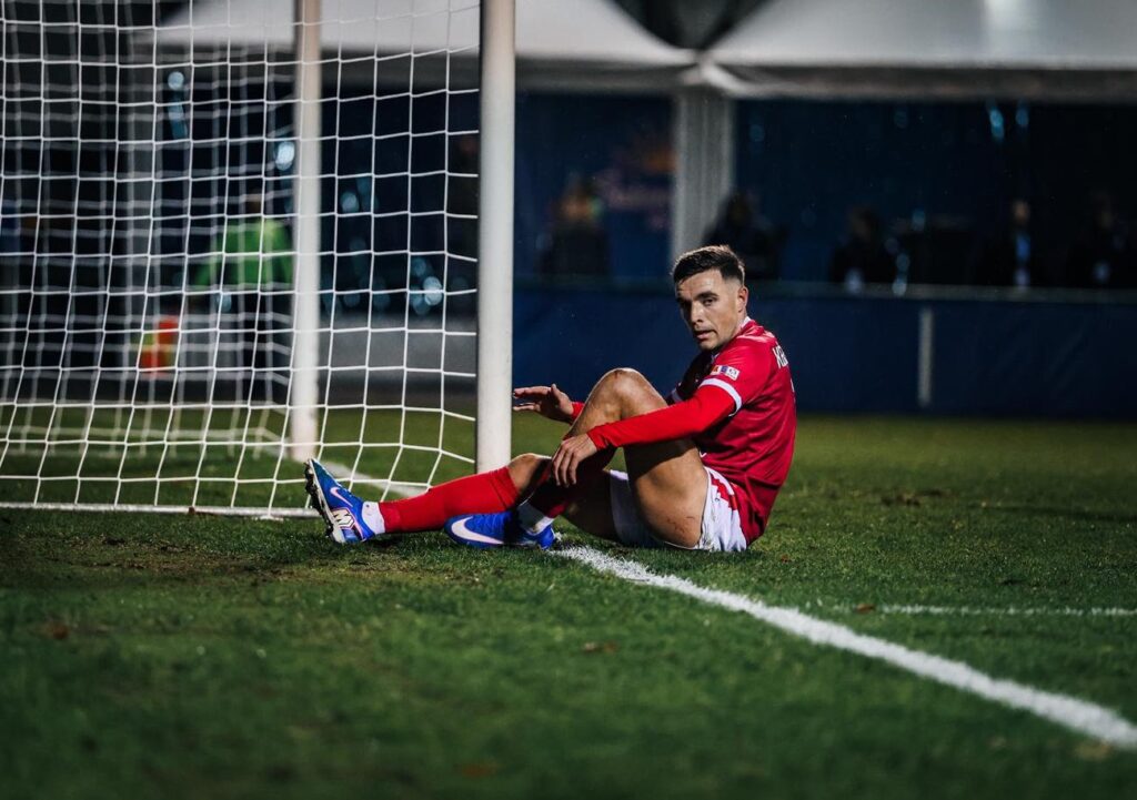 Meilleur goleador de National en 2023-2024 avec l’US Avranches (15 buts), Alan Kérouédan a rejoint le FC Rouen pour apporter sa science des derniers mètres. ©FC Rouen