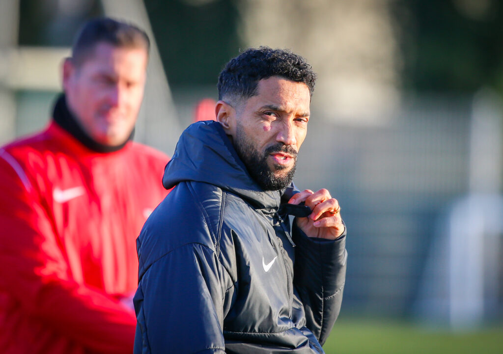 D'ici le 16 janvier et la journée de reprise contre Concarneau, Gaël Clichy dispose de trois semaines pour imprimer sa patte au Stade Malherbe. ©Damien Deslandes