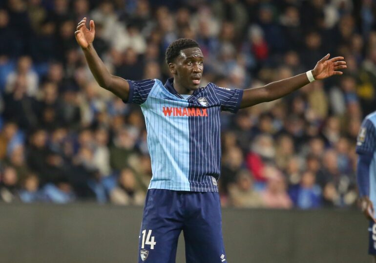 Rassoul N’Diaye et le HAC n’ont plus connu la victoire depuis le 29 octobre. Un succès face à Angers donnerait un peu d’air aux « Ciel et Marine » à mi-saison. ©Damien Deslandes