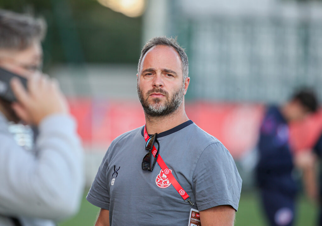 Arrivé l'été dernier au FCR, Christophe Chareyre pilote le recrutement du club rouennais, en étroite collaboration avec le coach Régis Brouard. ©Damien Deslandes