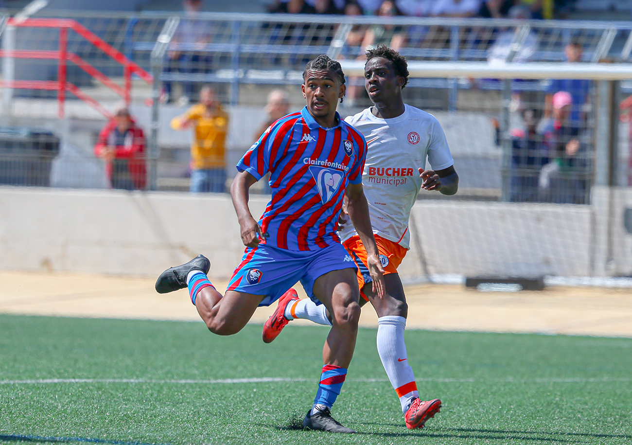 Keelyan Portut a été engagé il y a moins de deux ans par Djiby Diao, le responsable du recrutement jeunes, en provenance du Blanc-Mesnil. ©Damien Deslandes