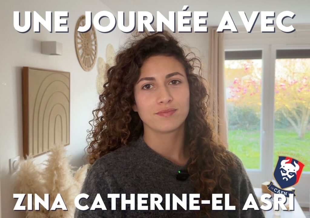Joueuse de l'effectif de D3 du Stade Malherbe, Zina Catherine-El Asri mène un double projet en passant un CAP accompagnant éducatif petite enfance.