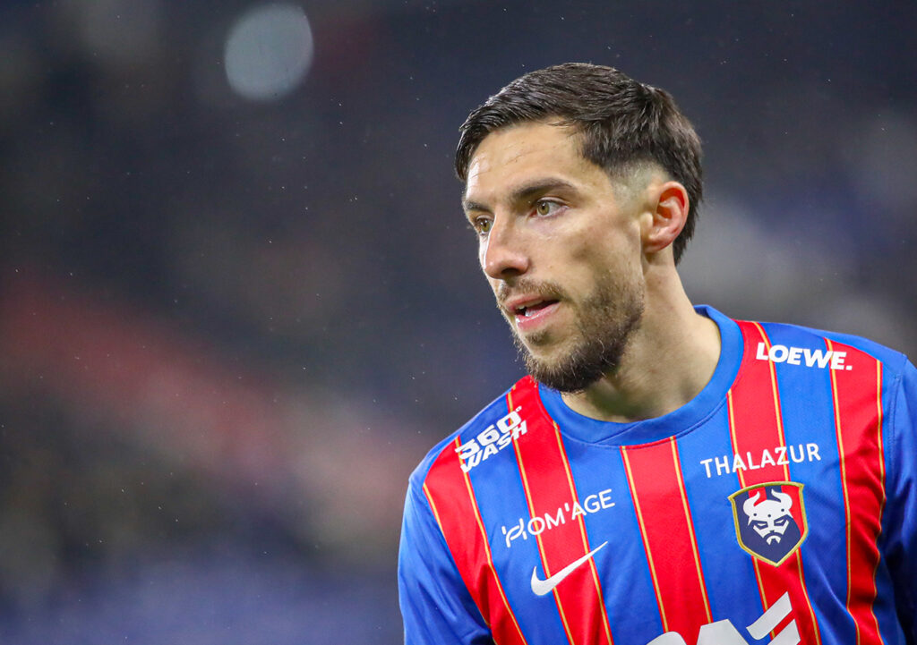 Le huitième but d'Ivann Botella en championnat cette saison a permis au Stade Malherbe de décrocher un point. ©Damien Deslandes / Photo d'archives