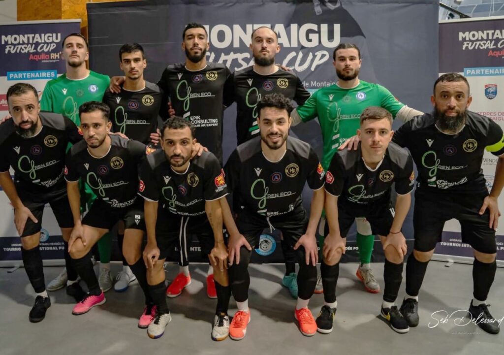 Alors que le projet initial était de remonter en D1 dans les trois ans, Hérouville Futsal est à une victoire de reprendre l’ascenseur vers l’élite. ©Hérouville Futsal