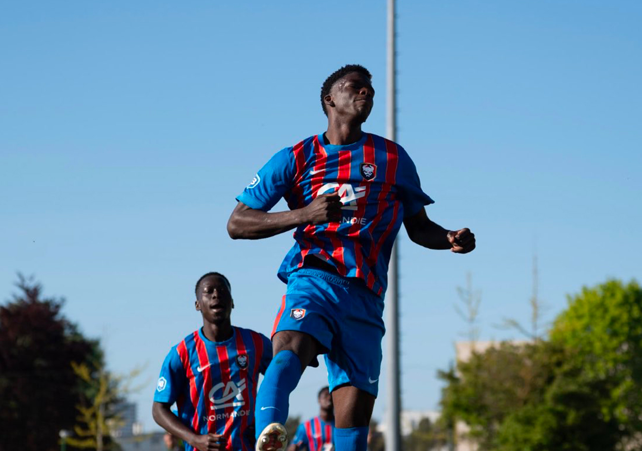 Grâce à un penalty de Diabé Kanouté, la réserve du Stade Malherbe a dominé le SU Dives-Cabourg (1-0). ©Thomas Jardin / SM Caen
