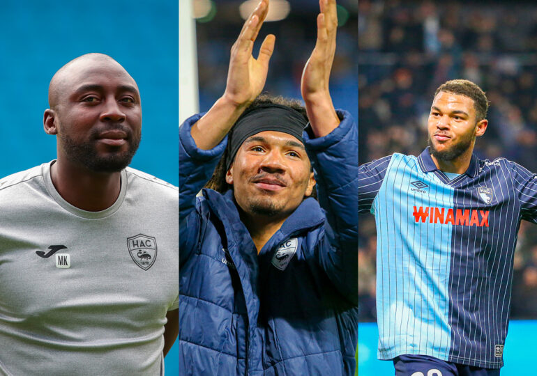 Entraîneur de la réserve du HAC, Marcel Kalonji a eu la satisfaction de voir plusieurs Bézots fêter leur baptême du feu en Ligue 1 dont Enzo Koffi et Noam Obougou. ©Damien Deslandes