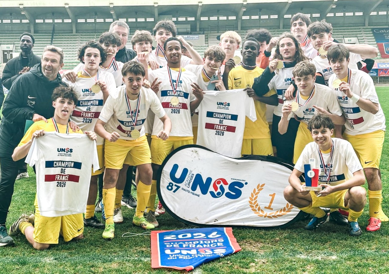Après 2017, la section football du lycée Émile-Littré à Avranches a décroché à Limoges son deuxième titre de Champion de France UNSS. Ses élèves ont rendez-vous en Chine en octobre pour le Mondial.
